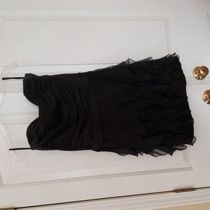 Cache black strapless dress size 10
